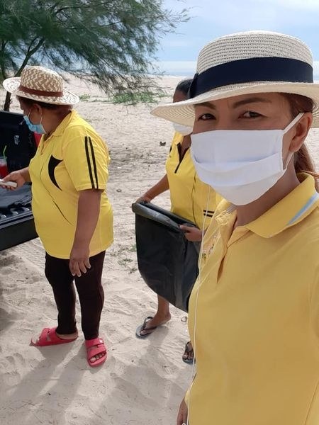 กิจกรรมวันทะเลโลก อบต.แหลมตะลุมพุก ร่วมกับ ผู้นำชุมชนอสม.ตำบลแหลมตะลุมพุก